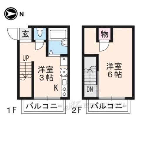 葵ハイツの間取り