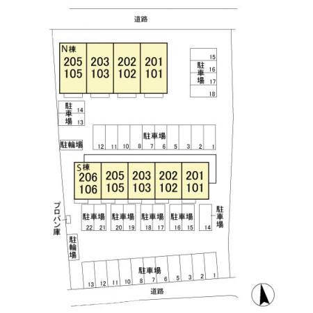 【藤岡市森のアパートのその他】