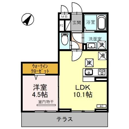 さいたま市北区宮原町のアパートの間取り