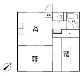 エメラルド紺屋ＡＢの間取り