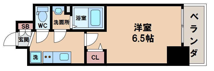 ララプレイス天王寺シエロの間取り