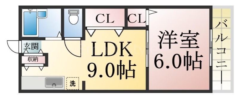 シャトールナの間取り