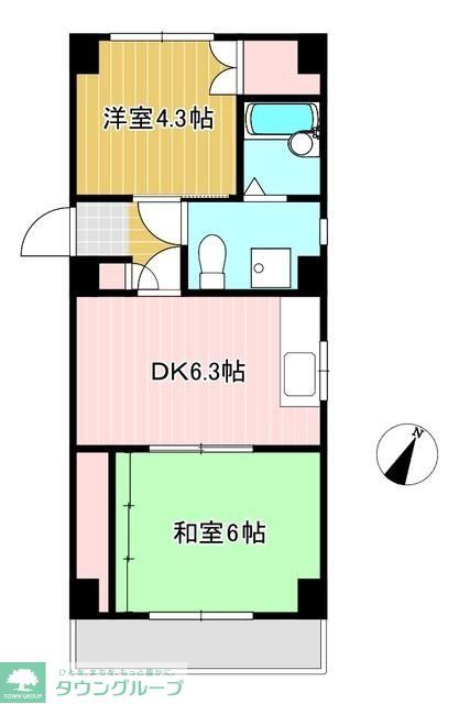 さいたま市緑区原山のマンションの間取り