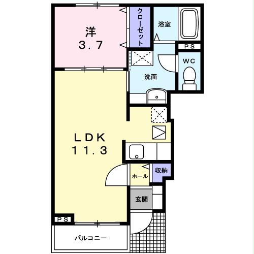 エスペランサIの間取り