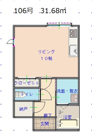 アルカーサル本所の間取り