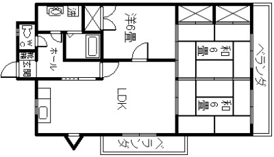 センチュリー２１の間取り