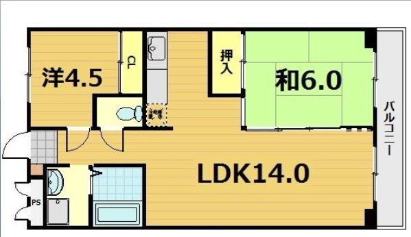 エクセレント墨染の間取り