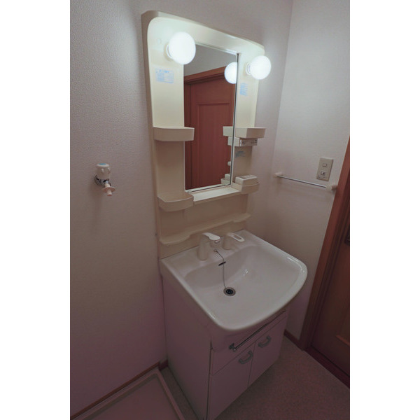 洗面設備　同じ建物の別の部屋