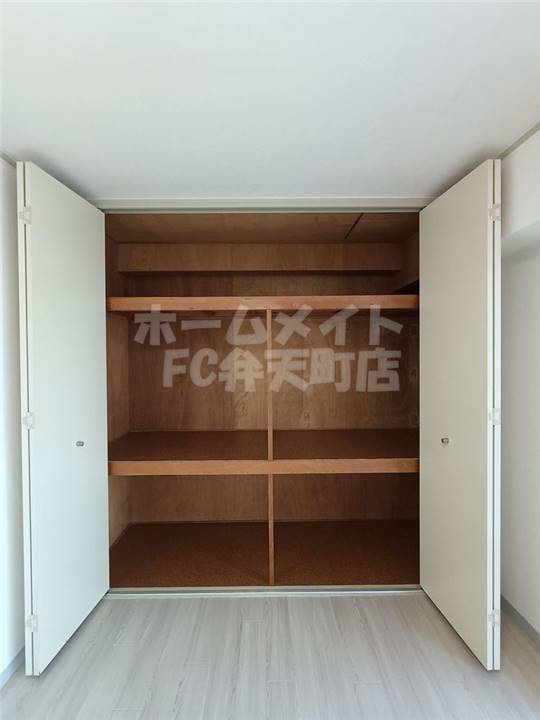 収納　十分な収納スペースがあります