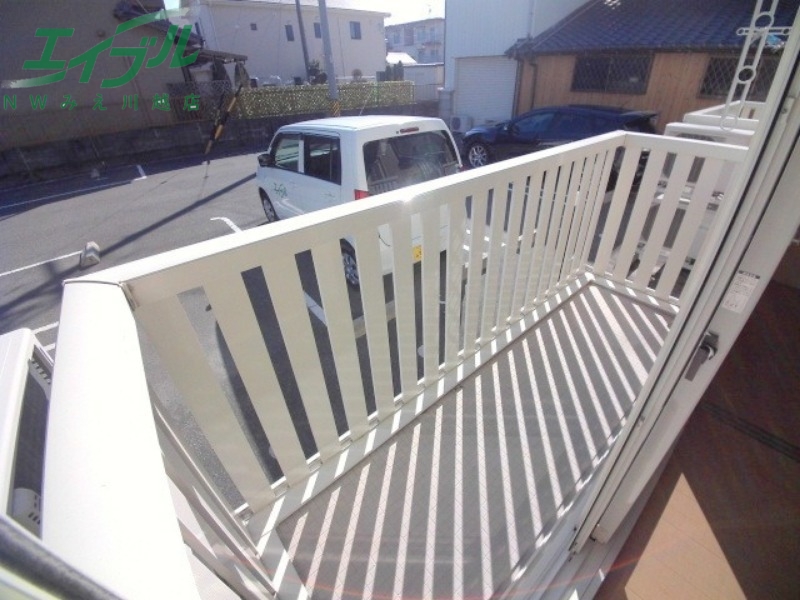 バルコニー　同物件別室の画像です