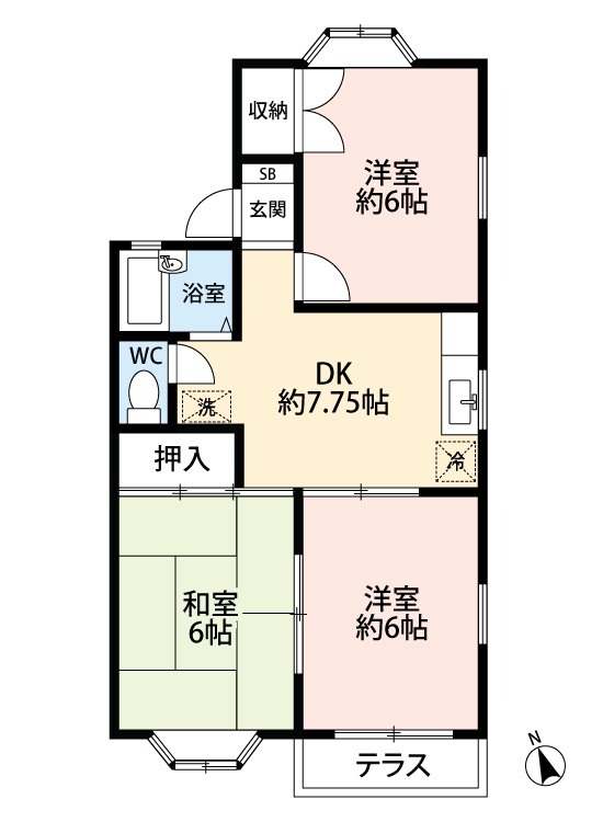 コーポルシードの間取り