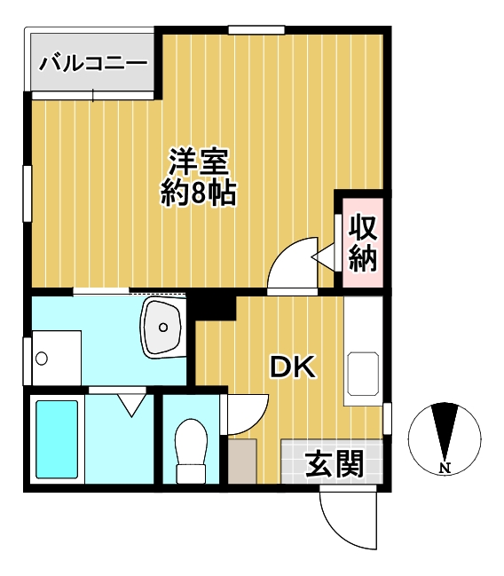 グランデ八女の間取り