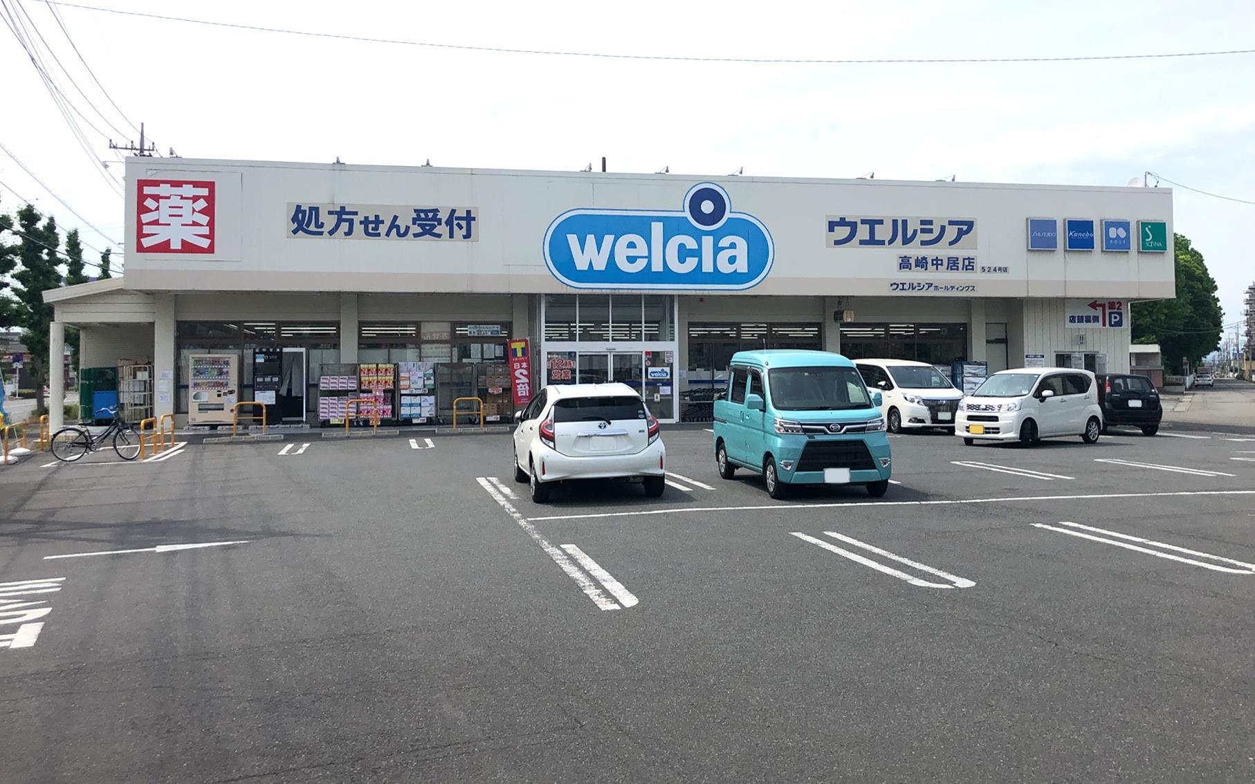 ドラックストア　ウエルシア高崎中居店（ドラッグストア）まで305m