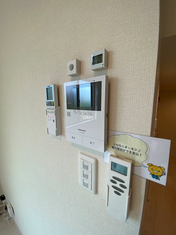 セキュリティ　別のお部屋の写真ですが参考までに