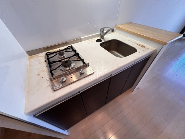 キッチン　アーバネックス北浜　2口ガスシステムキッチン