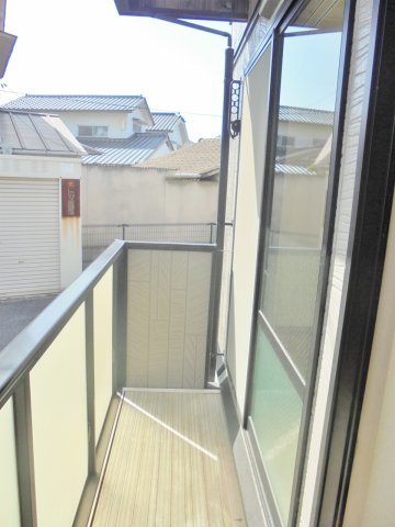 バルコニー　南西向き