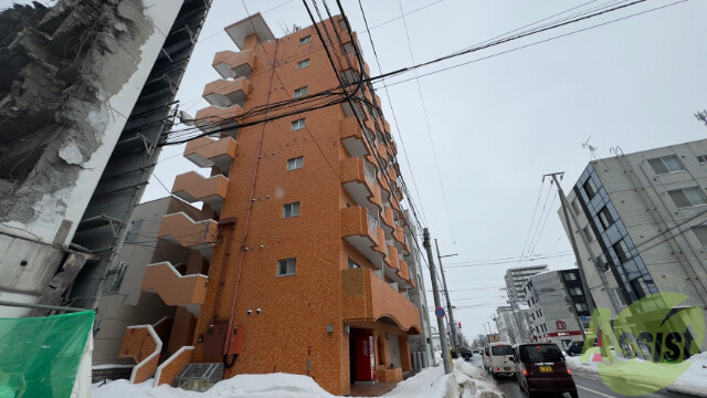 建物外観　札幌市北区北２６条西「フラット北２６条」