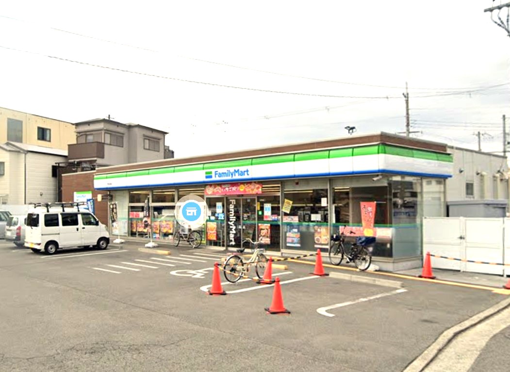 コンビニ　ファミリーマート堺金岡店（コンビニ）まで525m