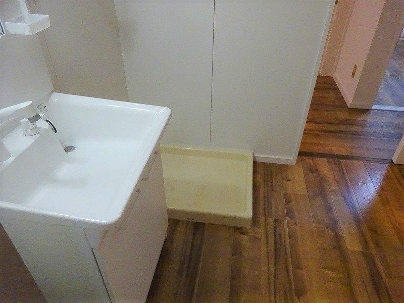 洗面設備　モデルルームの画像です