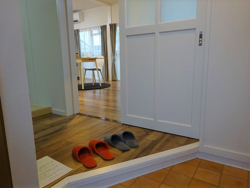 玄関　モデルルームの画像です