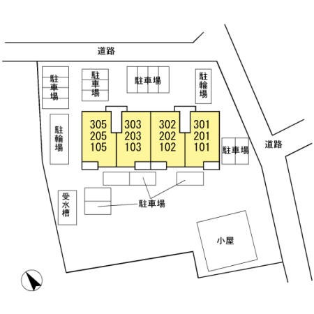 駐車場　敷地内駐車場です。