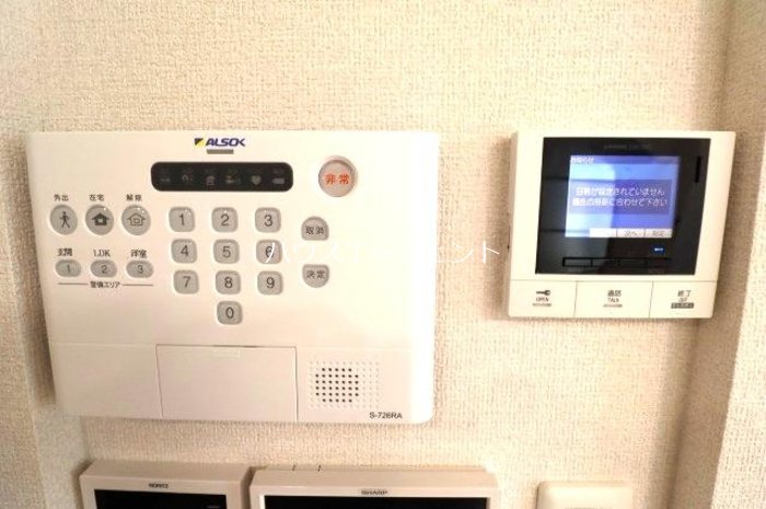 セキュリティ　ALSOKホームセキュリティ導入、TVモニター付オートロック