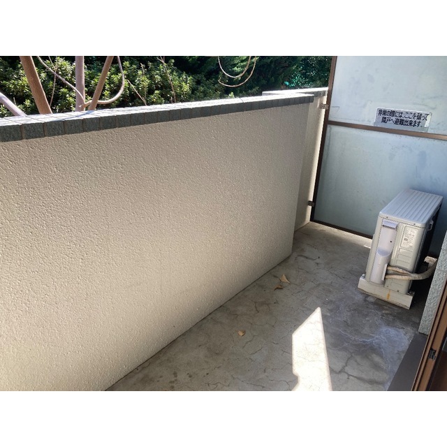 バルコニー　広々としたバルコニーです