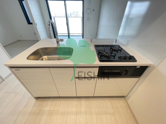 キッチン　シンプルな清潔感のあるキッチンです！