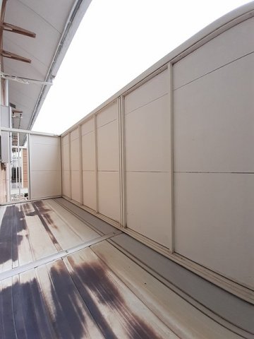 バルコニー　広々としたバルコニーです