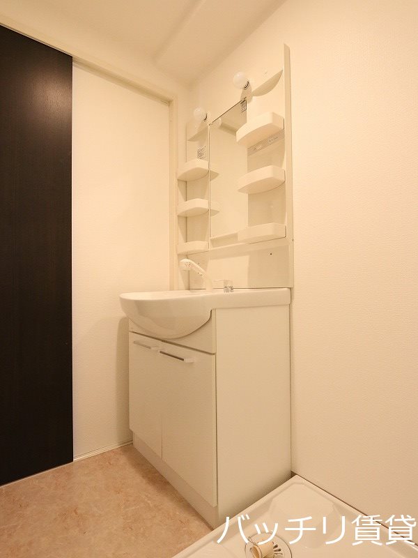 洗面設備　別号室タイプの為、現状を優先いたします