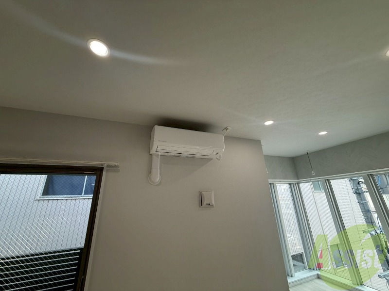 その他設備　エアコンも設置されております。毎日の暮らしが快適になりますね