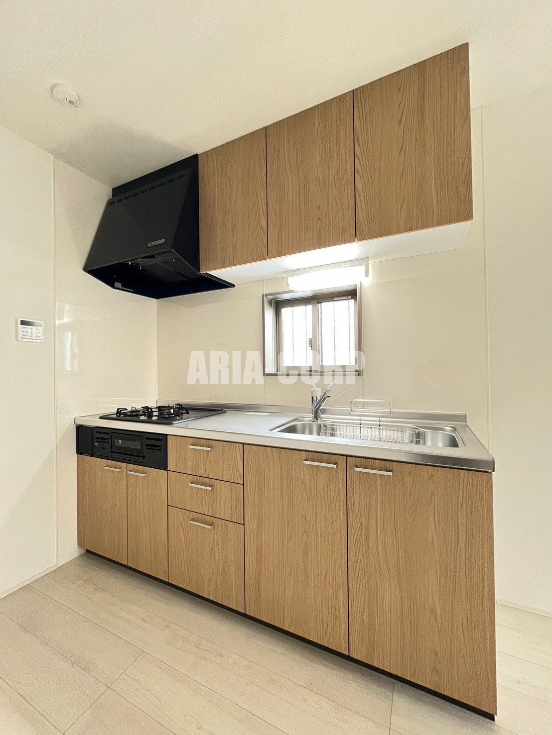 キッチン　3口グリル付きのシステムキッチン♪