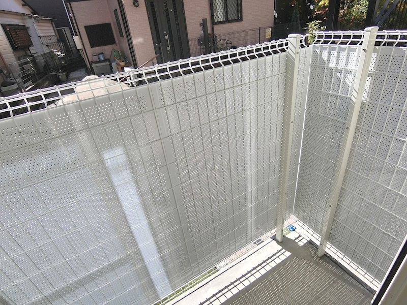 バルコニー　1階はテラス