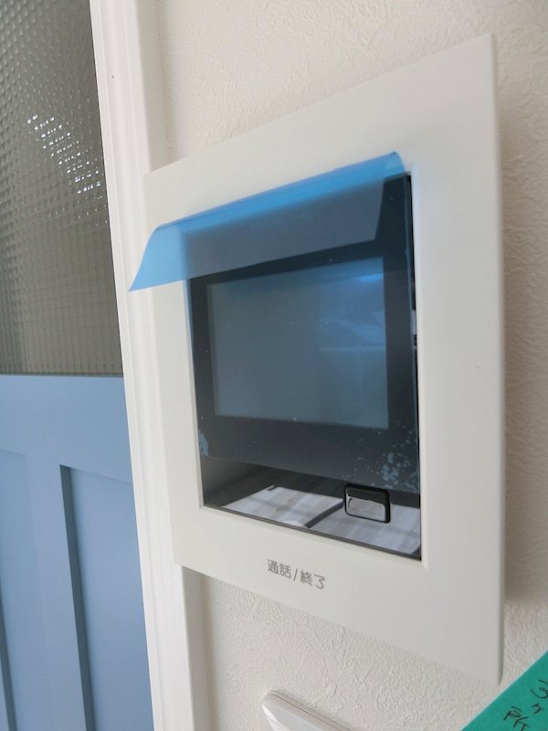 セキュリティ　インターホンはモニター付きで安心です！