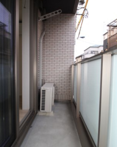 バルコニー　広々としたバルコニーです