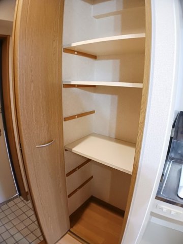 収納　ちょっとした収納スペースも充実しています