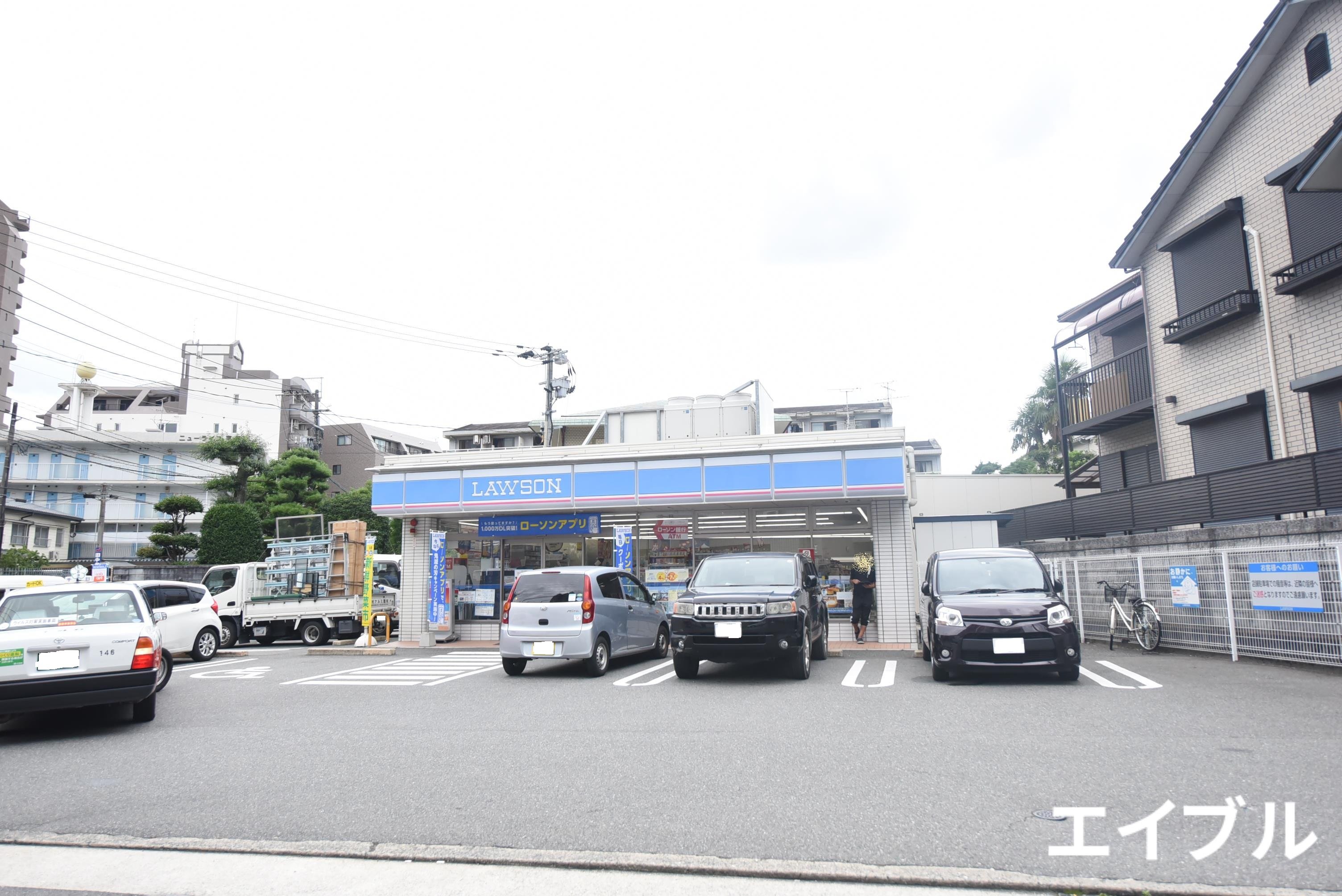 コンビニ　ローソン平尾四丁目店（コンビニ）まで34m