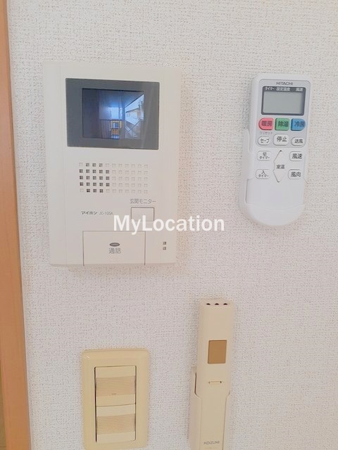 セキュリティ　☆モニター付きインターホンです☆