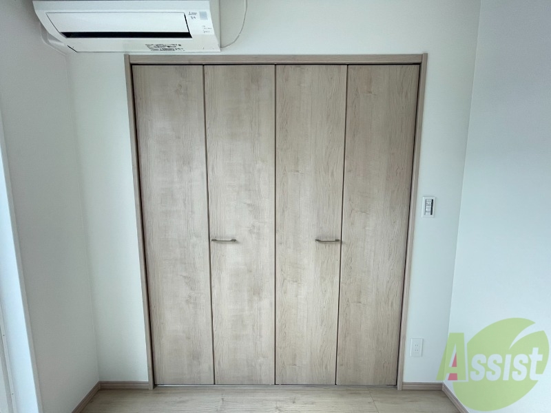 収納　ここに収納があります。収納があると部屋が広く使えます。