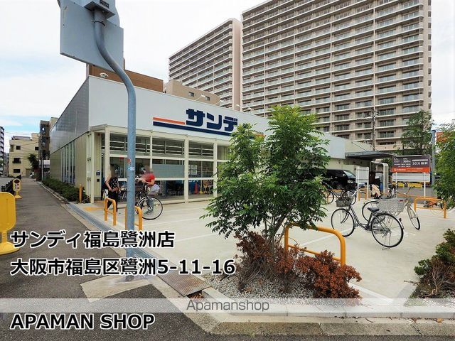 スーパー　サンディ福島鷺洲店（スーパー）まで436m