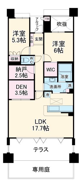藤和八事緑ケ岡ホームズの間取り写真