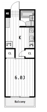 徳丸マンション第二の間取り写真