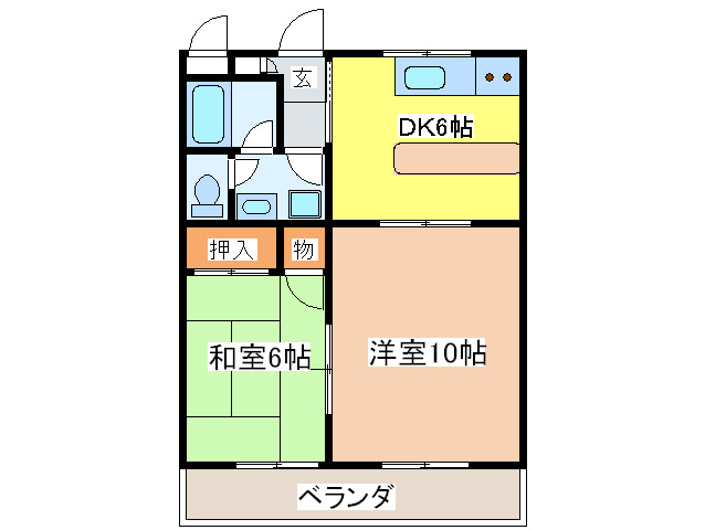 プランド-ル恋ケ窪の間取り写真