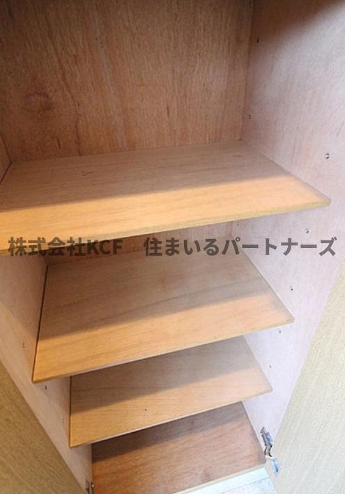 収納　収納のためのスペースです