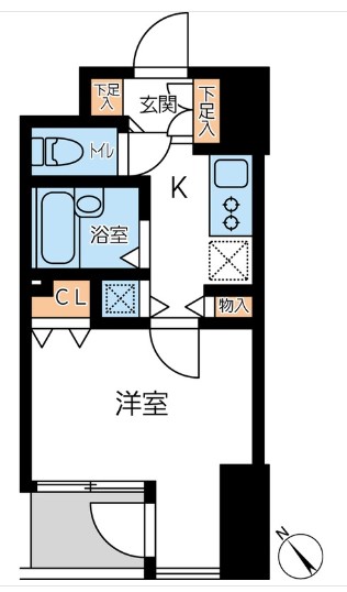 フォレシティ六本木の間取り写真