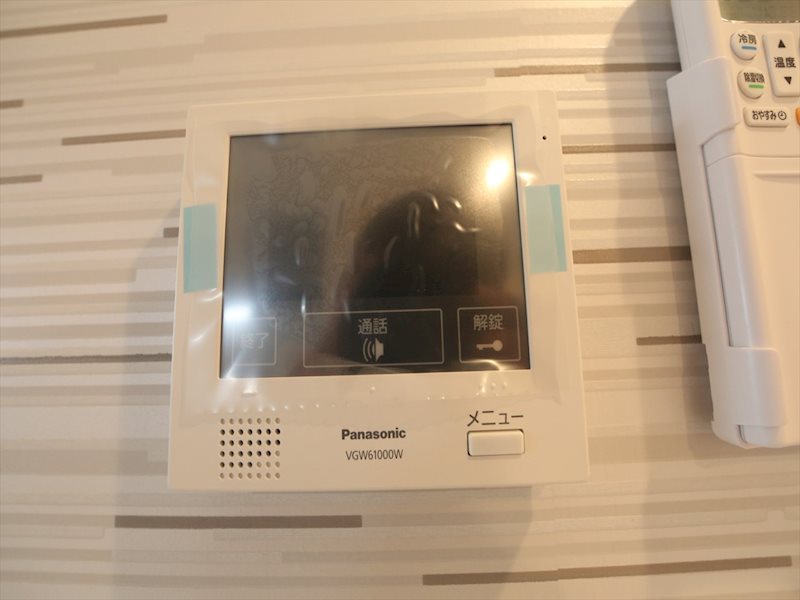 セキュリティ　TVモニター付インターホン完備