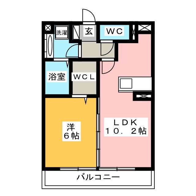 ヴィクトワール弐番館の間取り写真