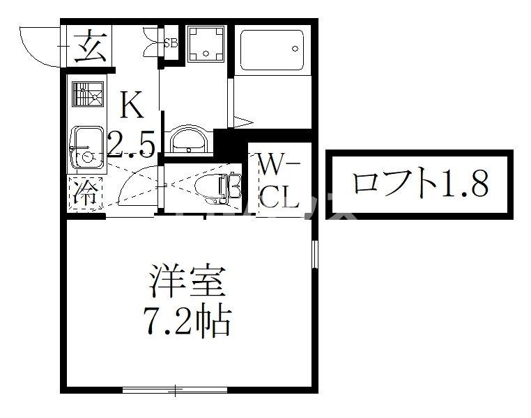 フォルス27の間取り写真