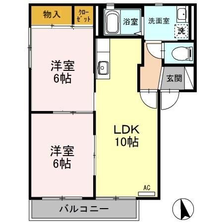 ポートストーク Eの間取り写真