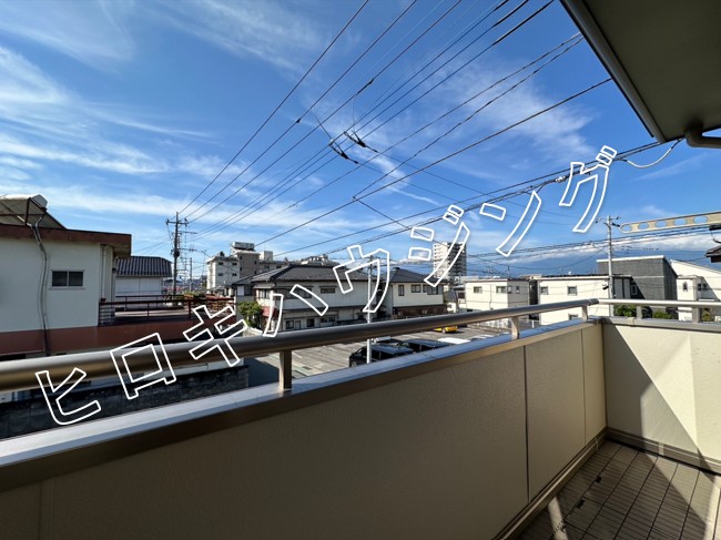 バルコニー　角部屋